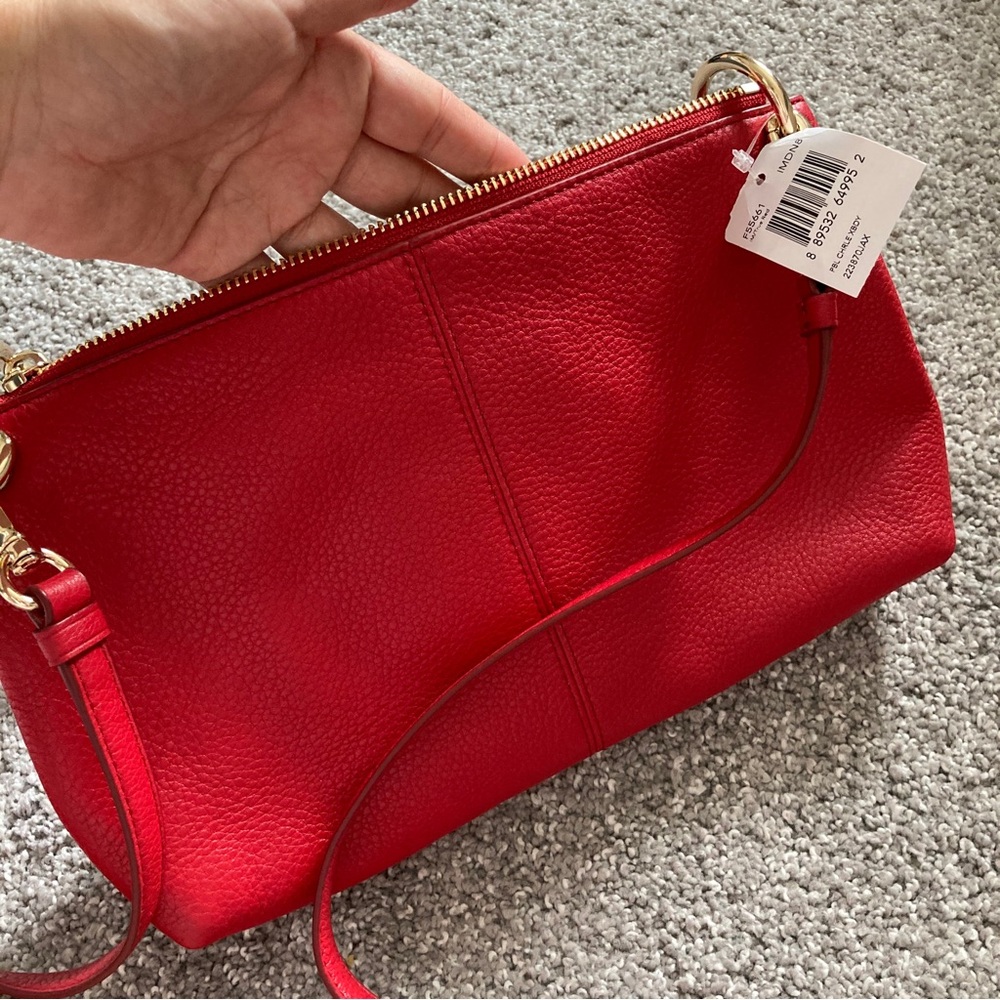 Coach sling red crossbody bag NWT mini bag - Picture 5 of 6